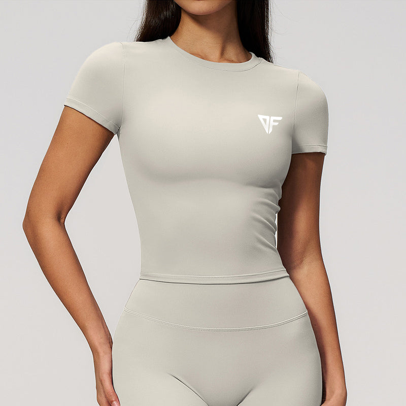 Short-Sleeve Crop Top