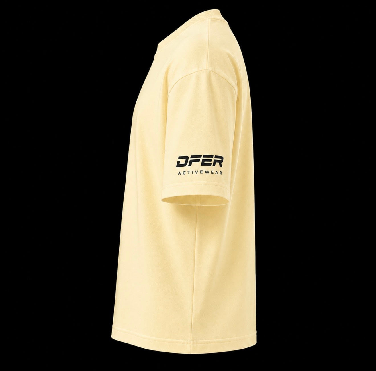 DFER Essential Oversized T-Shirt – Butter Yellow