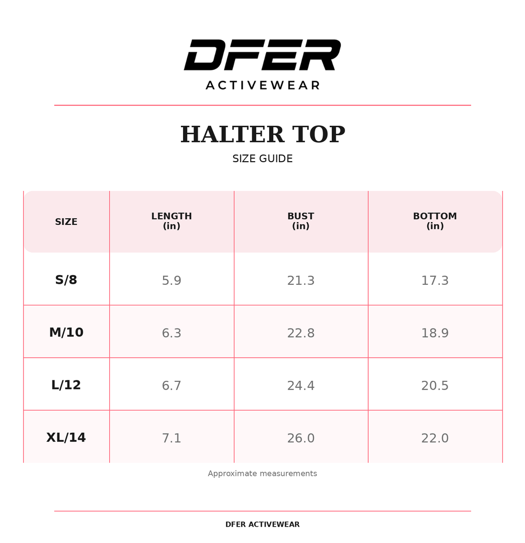 DFER V-Neck Halter Sports Bra