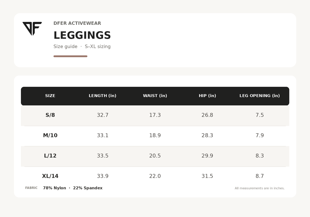 DFER High-Waisted Leggings