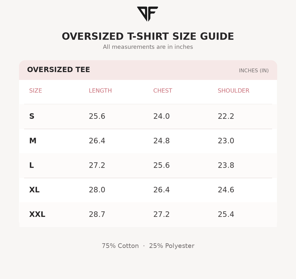 DFER Essential Oversized Tee