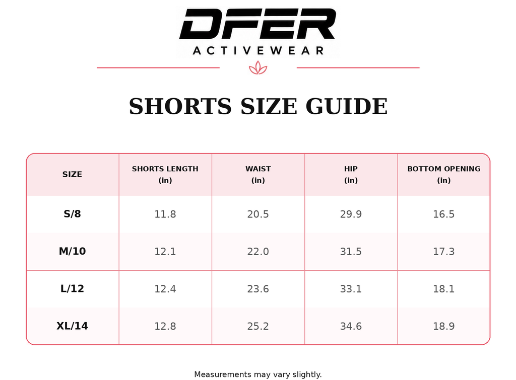 DFER High-Waisted Active Shorts