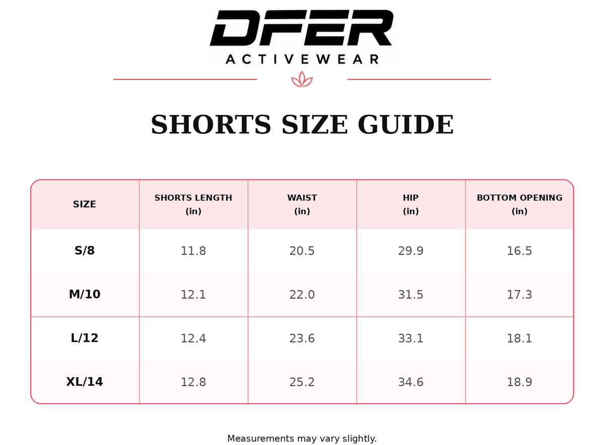 DFER High-Waisted Active Shorts