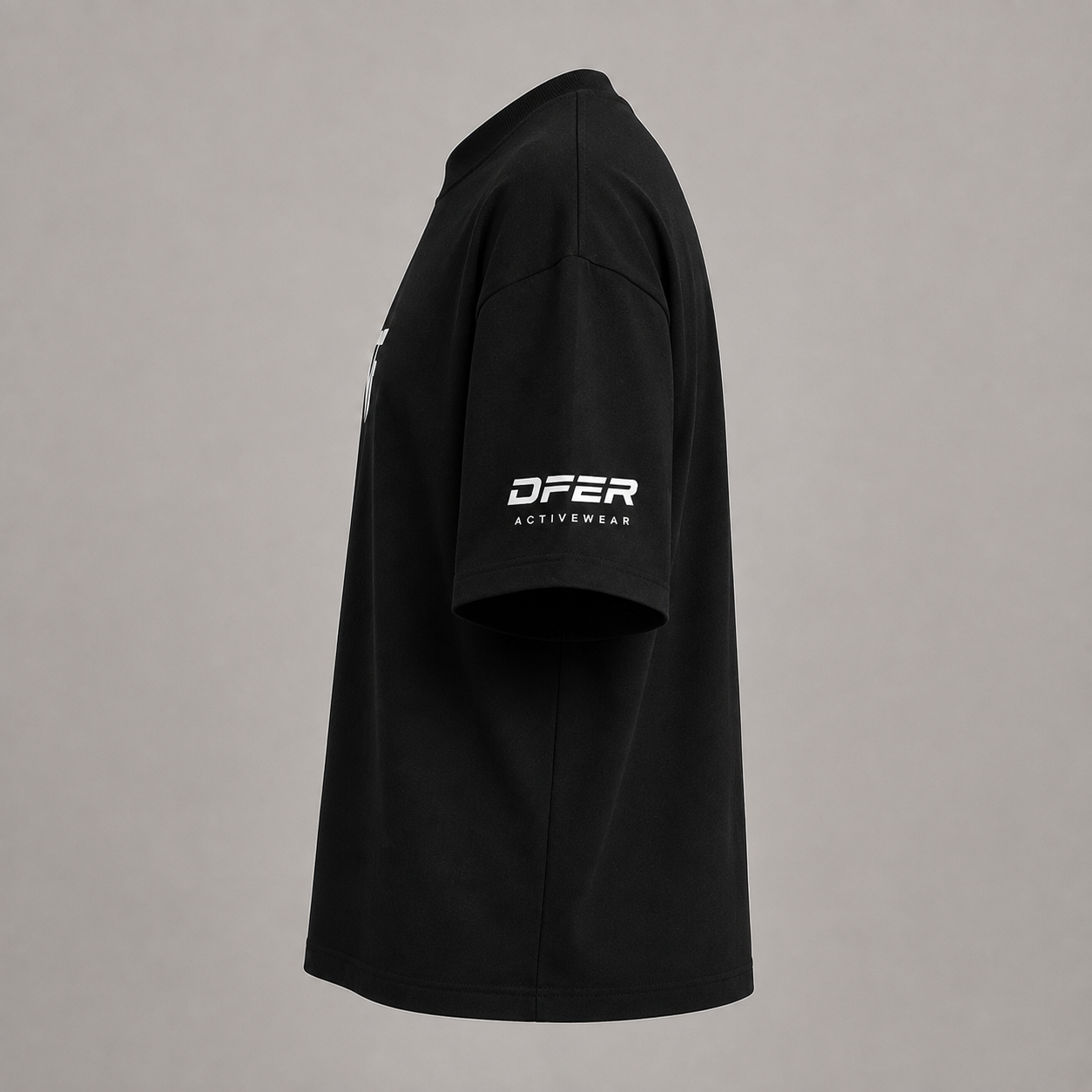 DFER Premium Oversized T-Shirt – Black