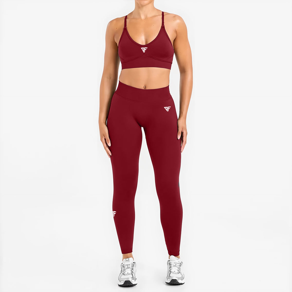 DFER Elevate Performance Set – Burgundy Red