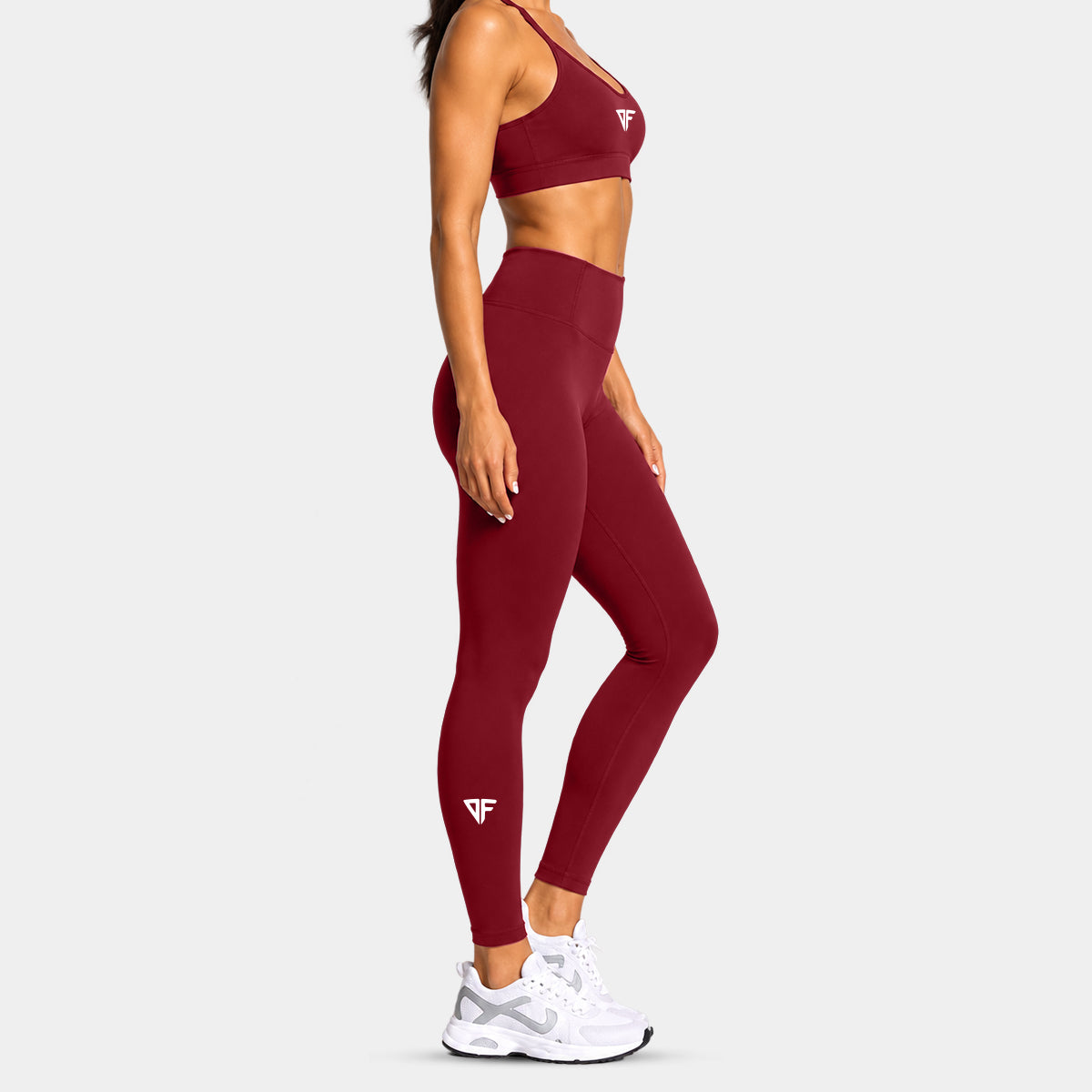 DFER Elevate Performance Set – Burgundy Red