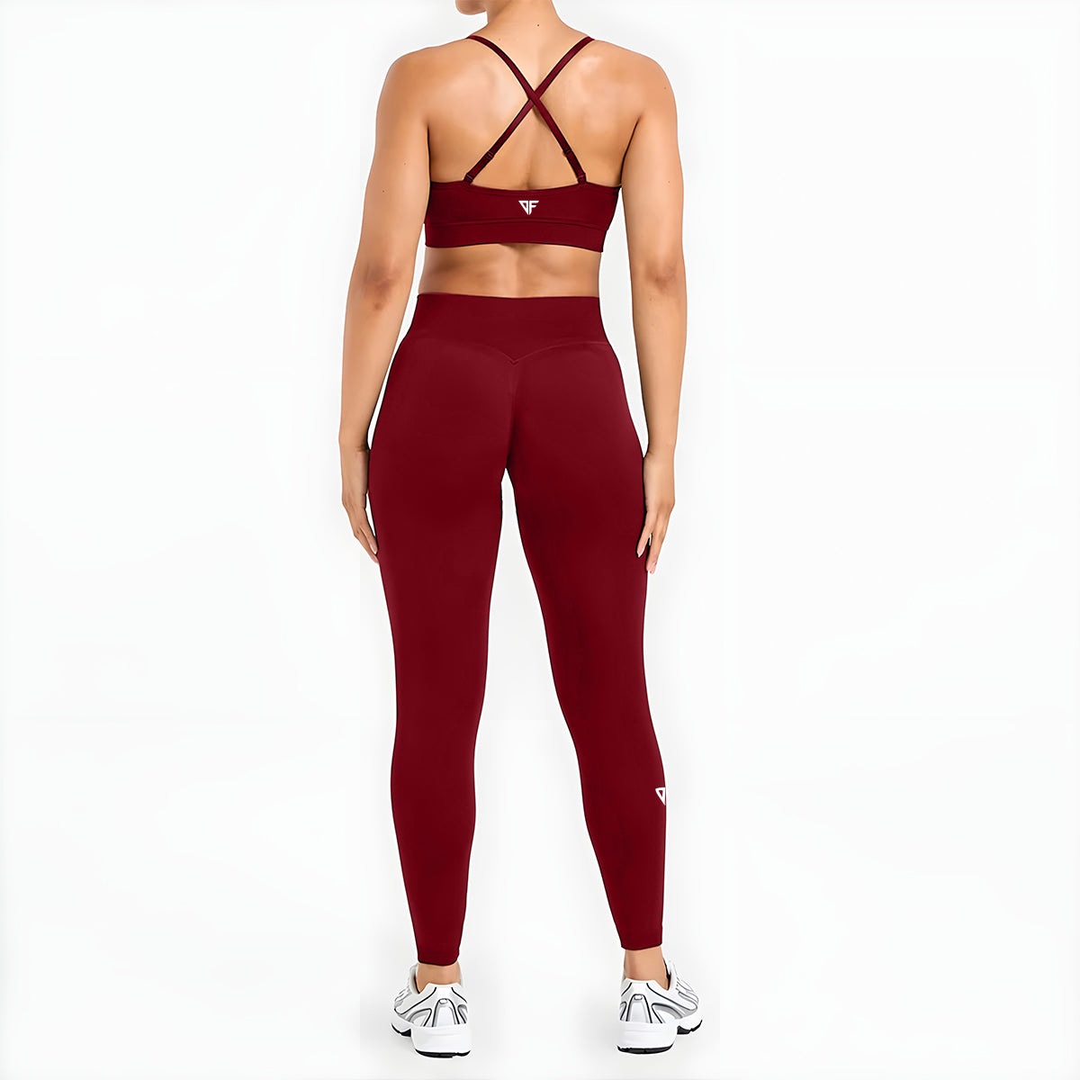 DFER Elevate Performance Set – Burgundy Red