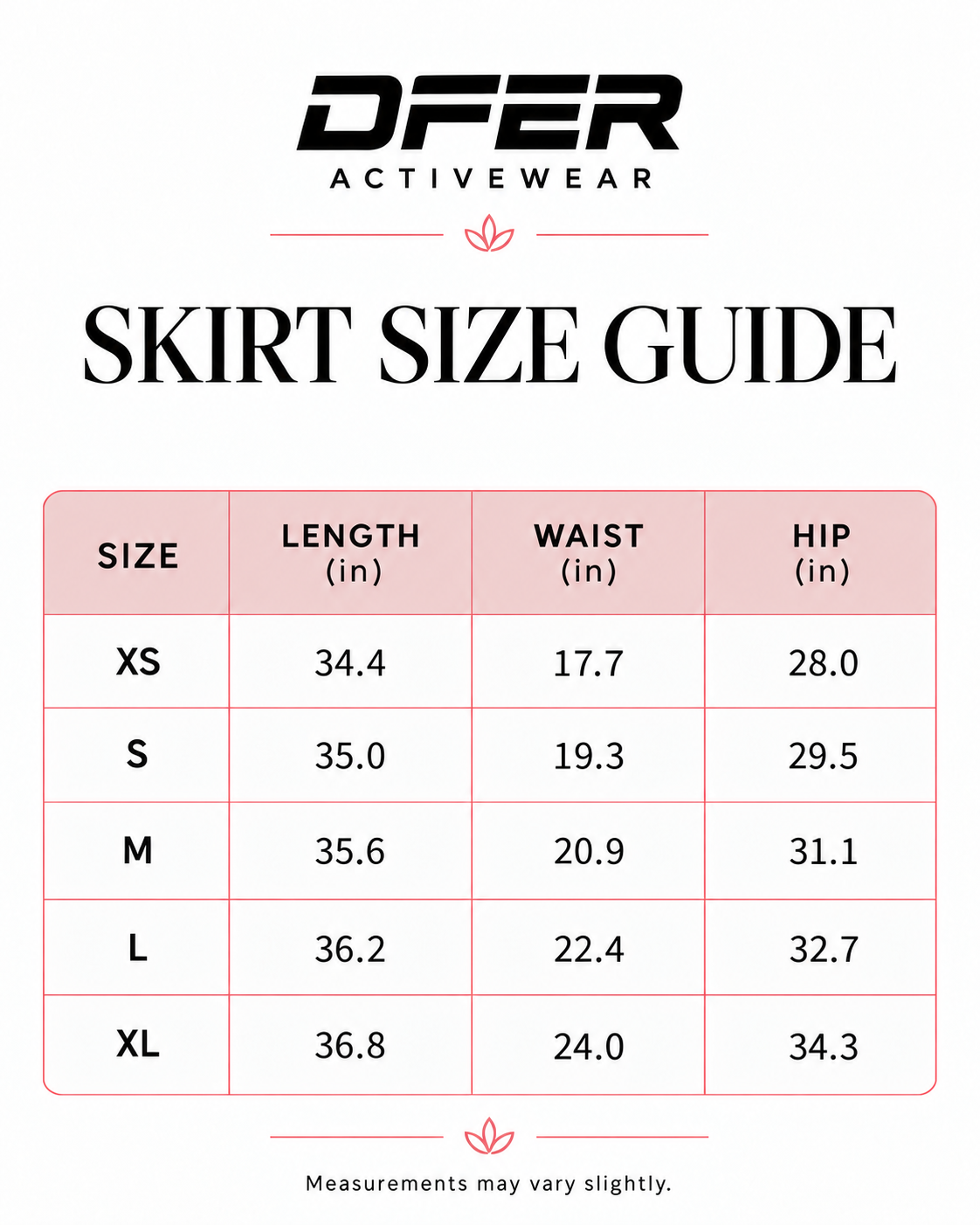 DFER Activewear Skort